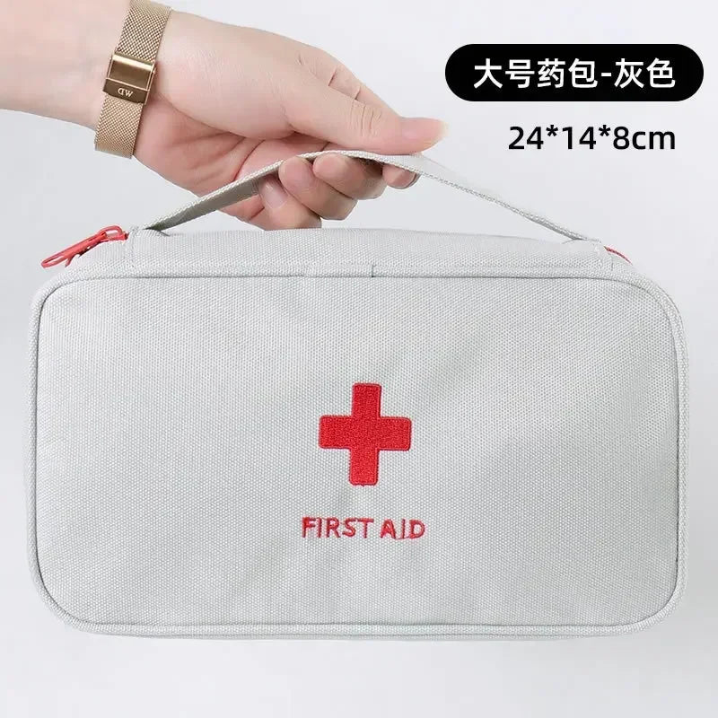 Mini First Aid & Medicine Storage Bag – Portable Travel Emergency Survival Pill Case